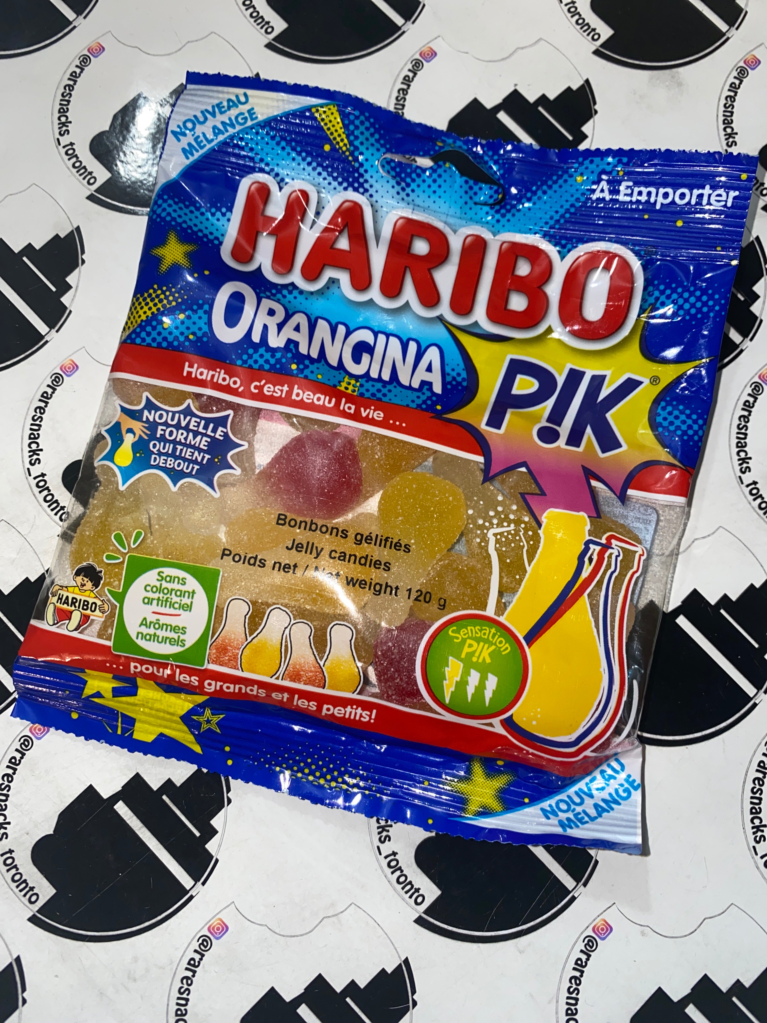 Bonbons Haribo Orangina Pik - Sachet de 120 gr