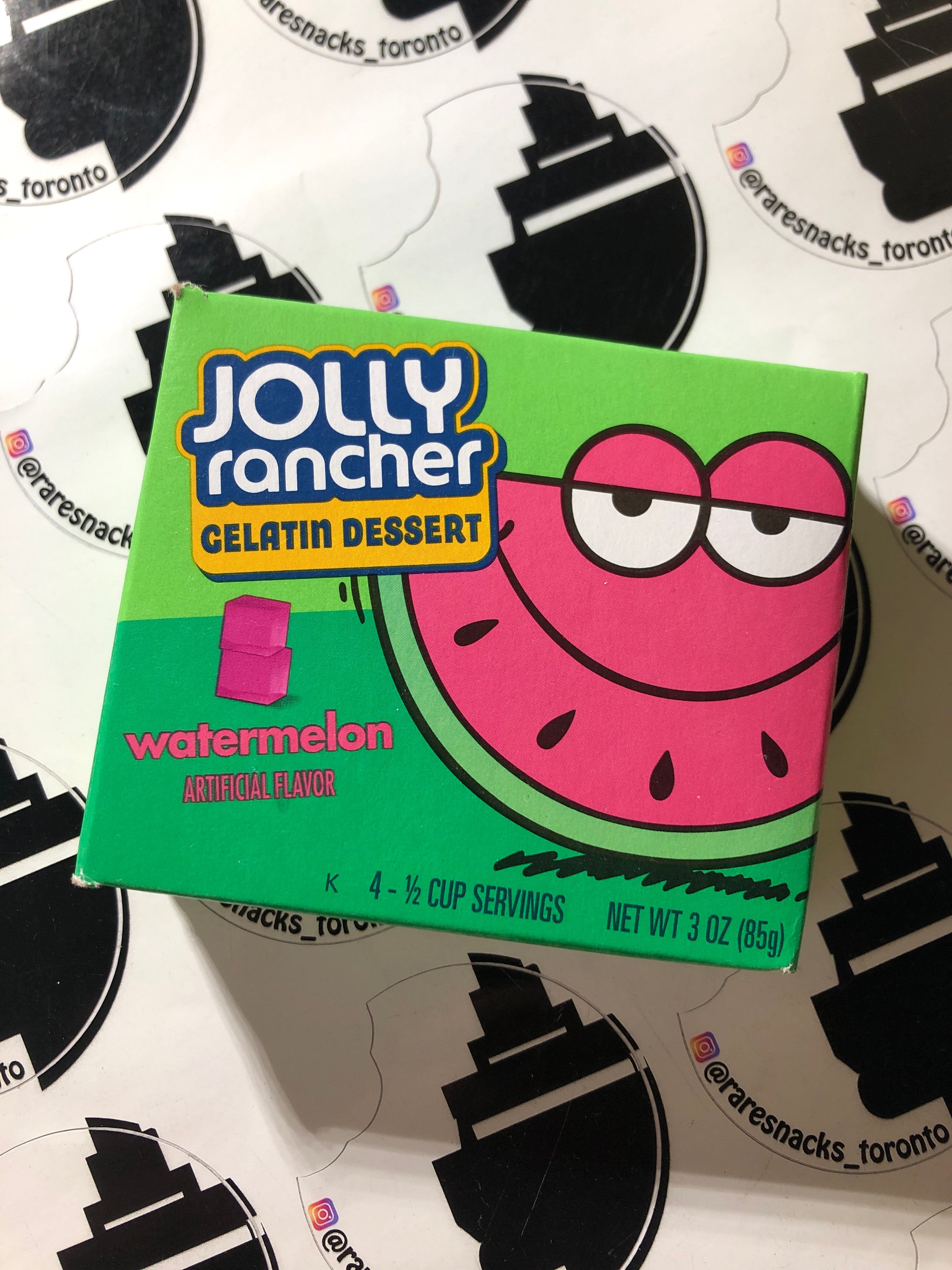 Jolly Rancher Watermelon Gelatin Raresnackstoronto 