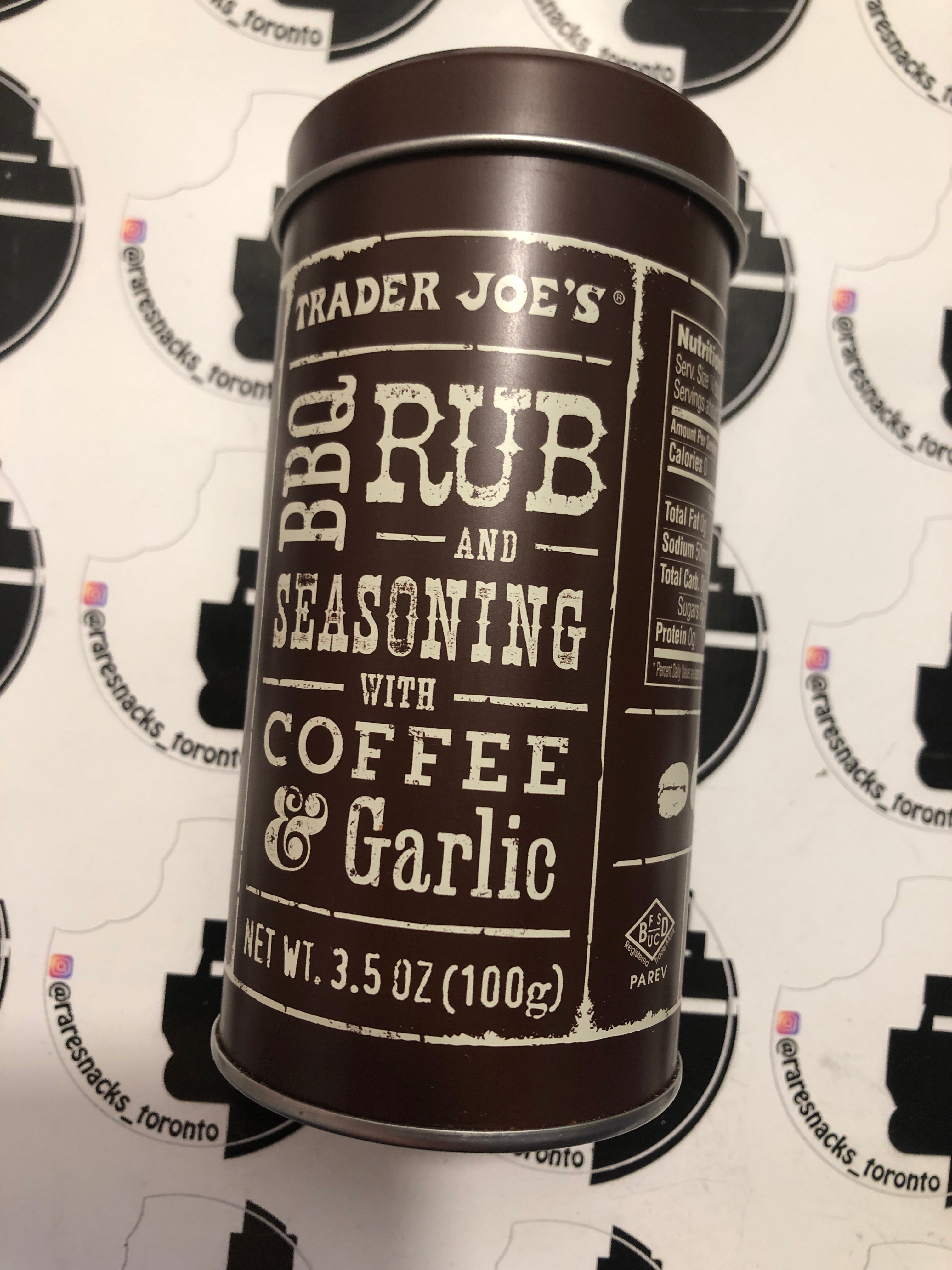 Trader Joe's BBQ Rub and Seasoning with Coffee & Garlic