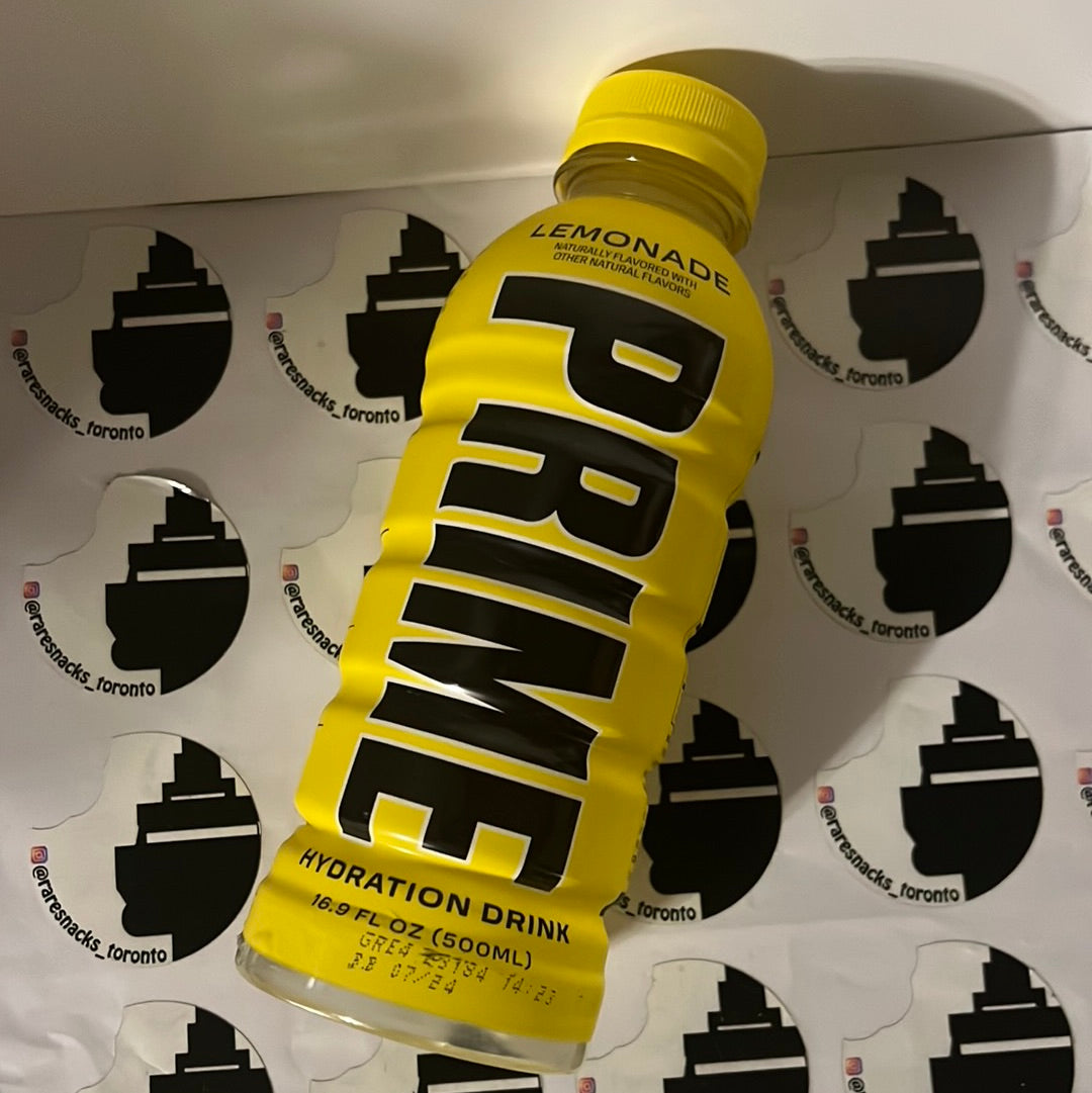 Prime Lemonade Flavour Hydration Drink – RareSnacksToronto