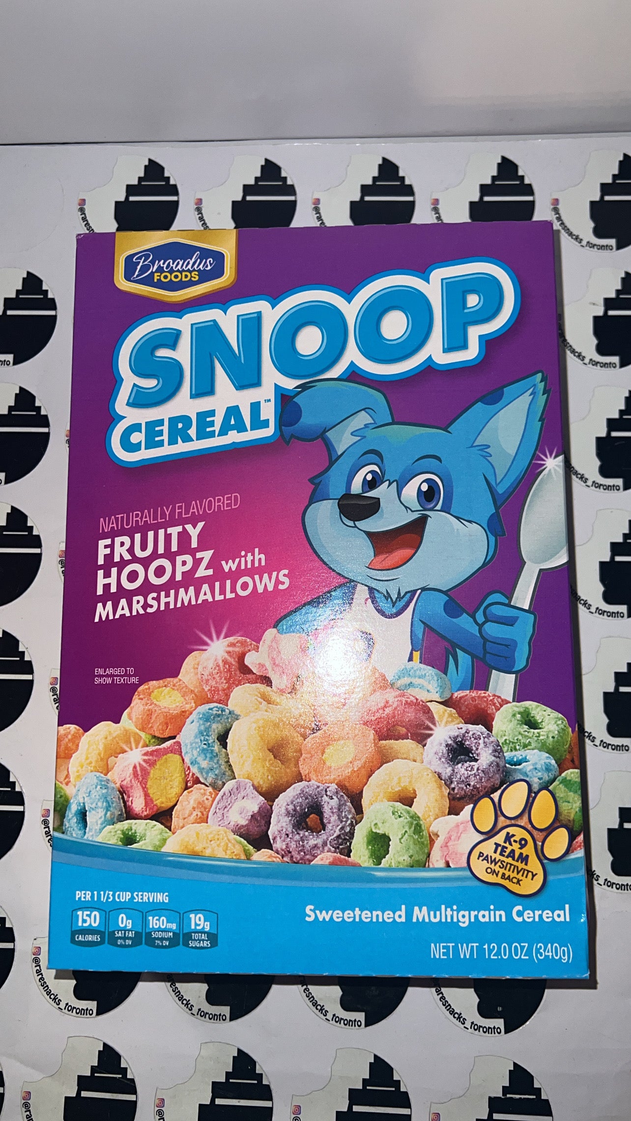 Snoop Dogg Cereal Fruity Hoopz with Marshmallows