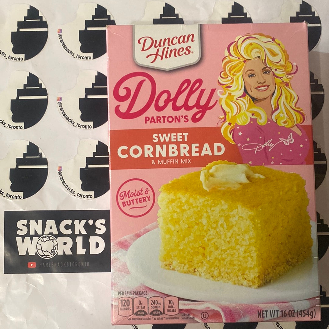 Dolly Parton’s Sweet Cornbread and Muffin Mix 454g – RareSnacksToronto