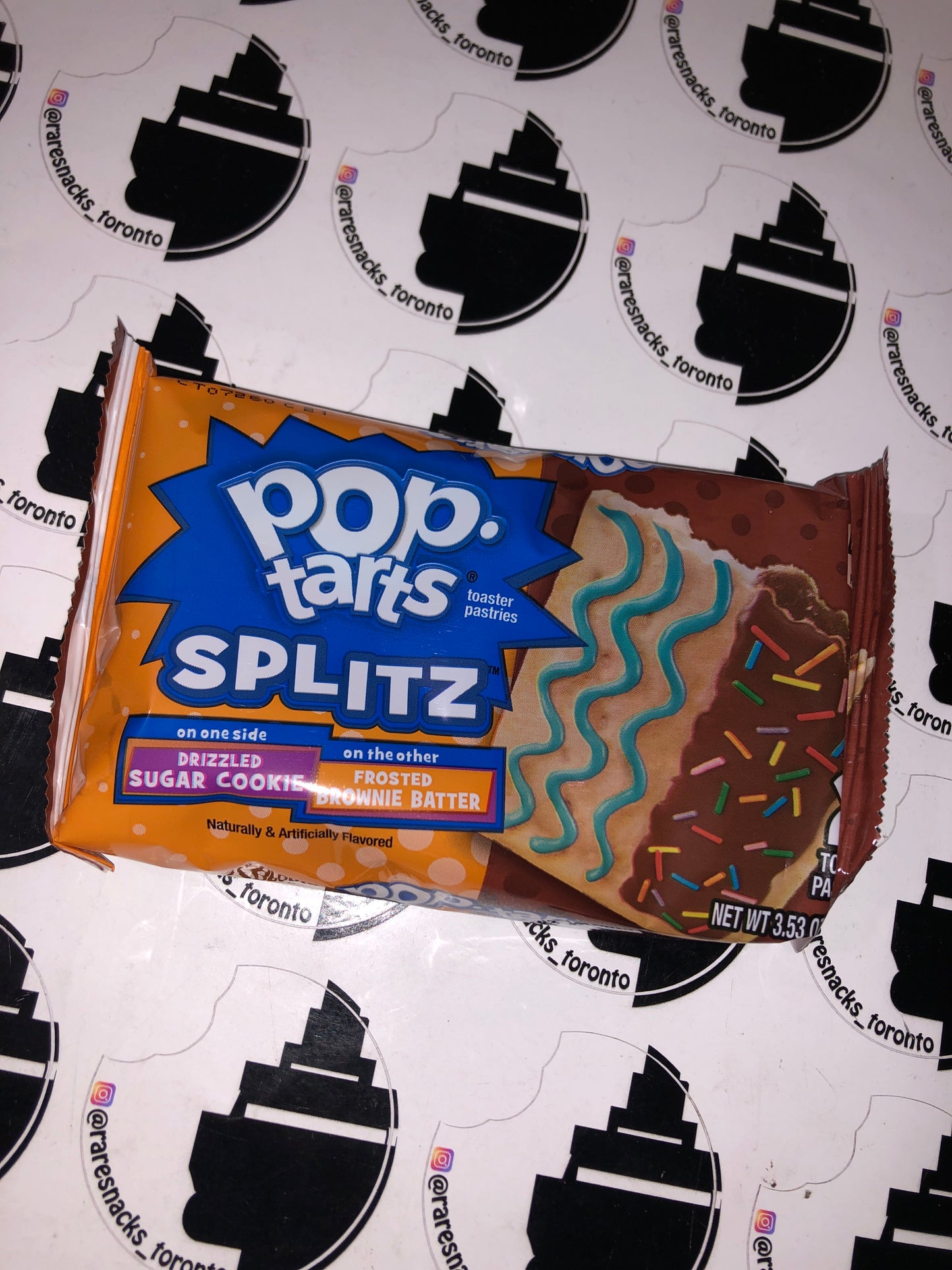 Pop-Tarts Splitz Drizzled Sugar Cookie Frosted Brownie 2pk