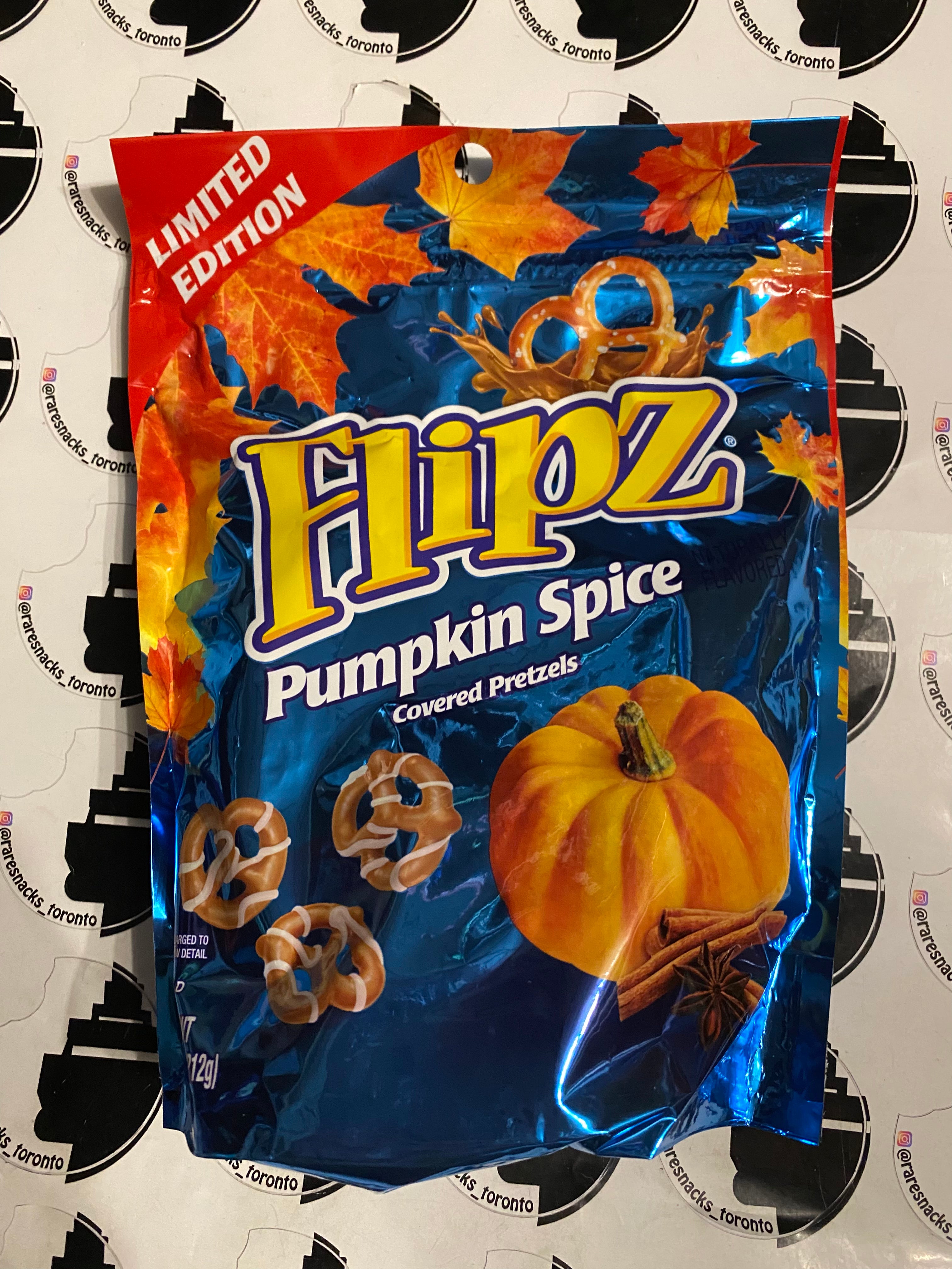 Flipz Pumpkin Spice Limited Edition – RareSnacksToronto