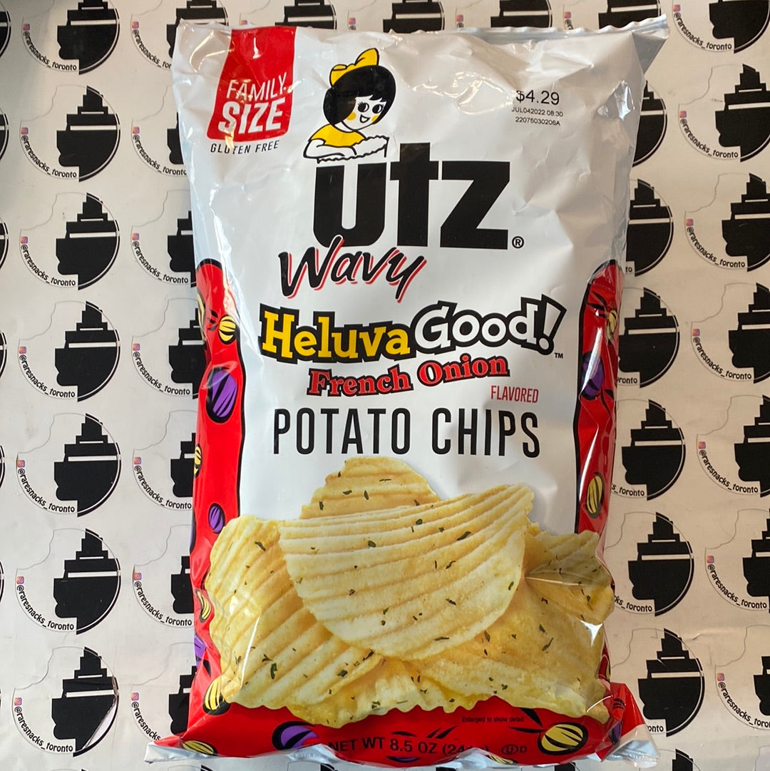 UTZ Wazy Heluva Good French Onion Chips 241g – RareSnacksToronto