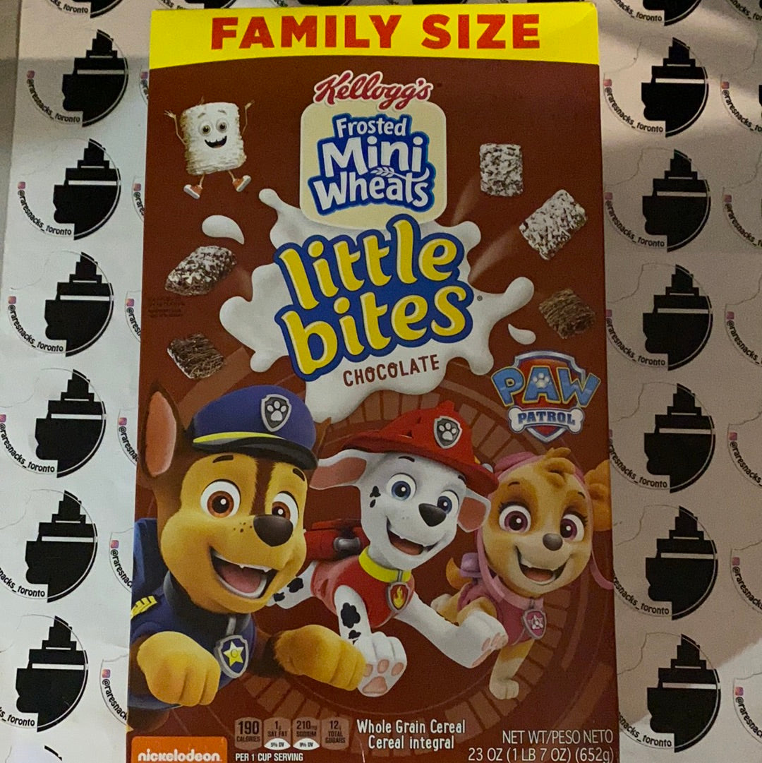 Frosted mini wheats lil bites chocolate 23oz