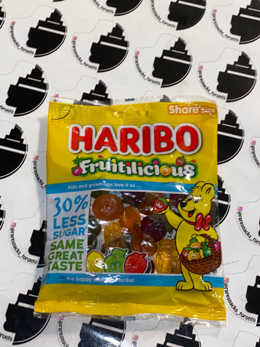 Haribo Fruitilicious 120g – RareSnacksToronto