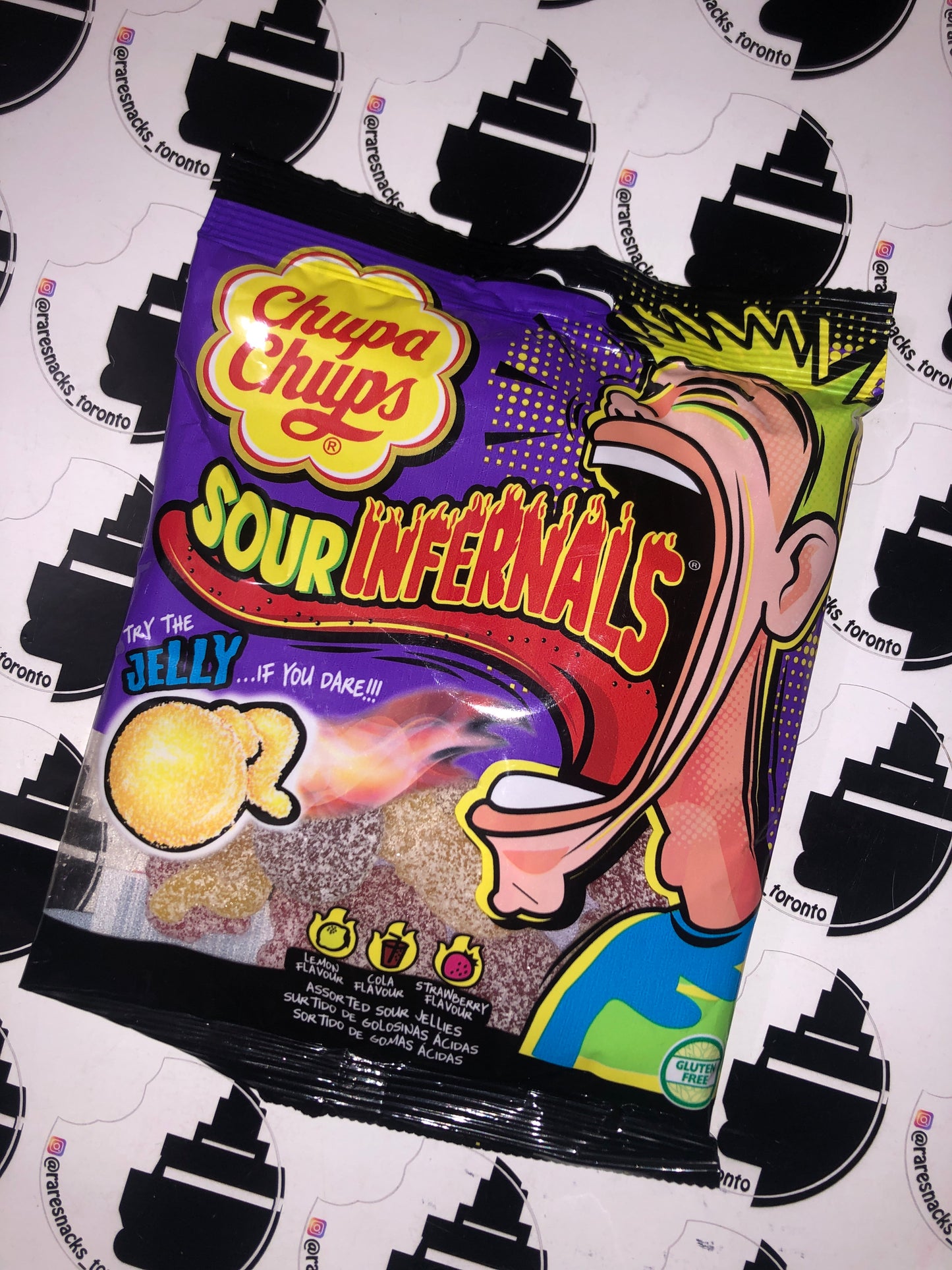 Chupa Chups Sour Infernals Jelly 150g