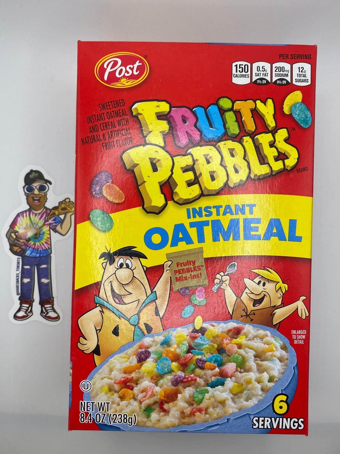 Fruity Pebbles Oatmeal 6pk