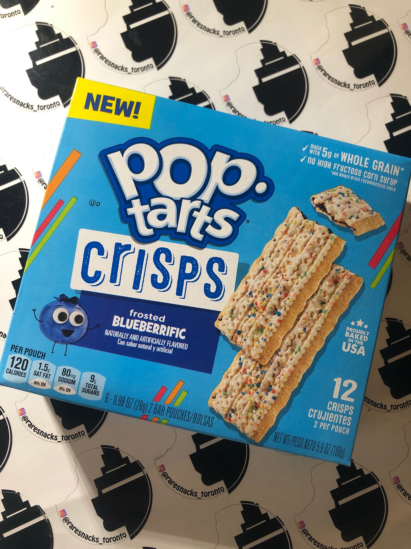 Poptarts Crisps Blueberry