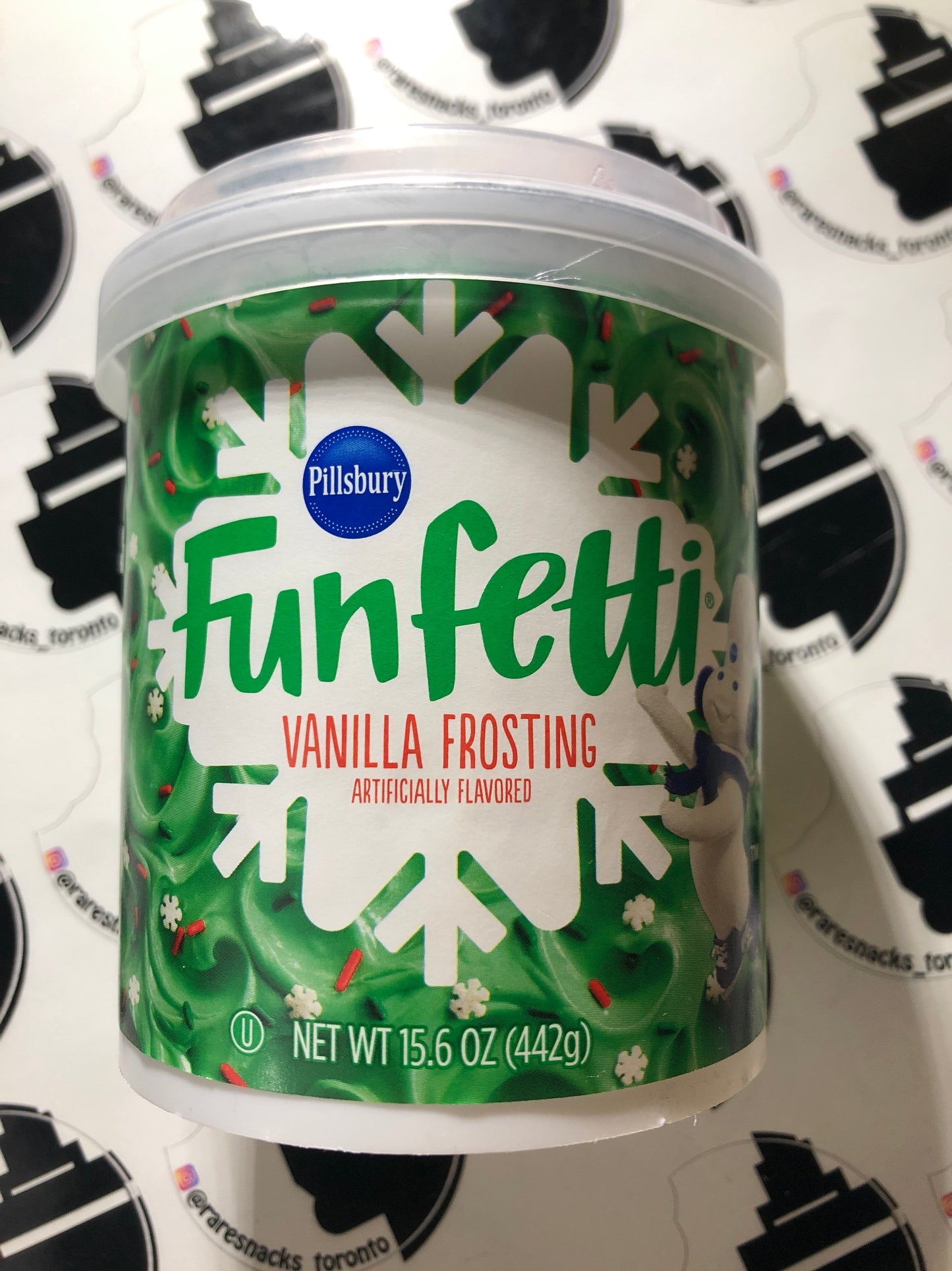 Funfetti Green Vanilla Christmas Frosting