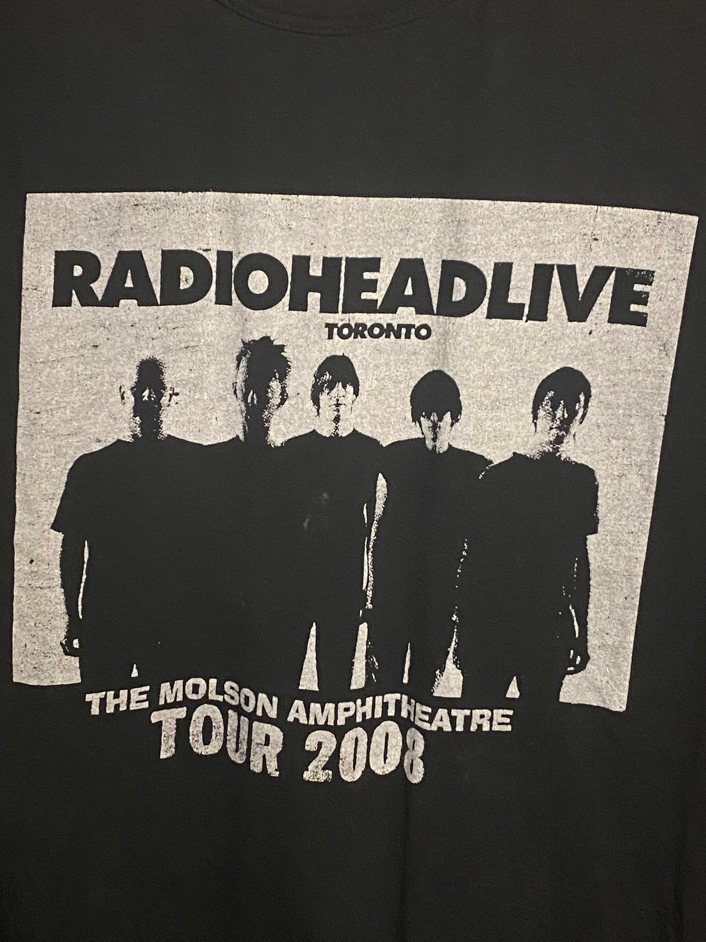 Radiohead Toronto 2008 Tour Shirt Large