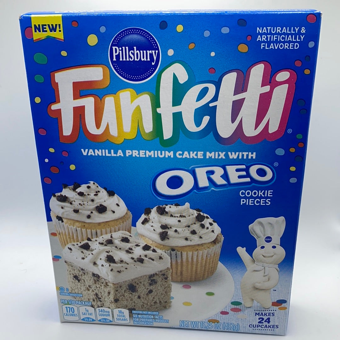 Funfetti Oreo Vanilla Cake Mix 432g