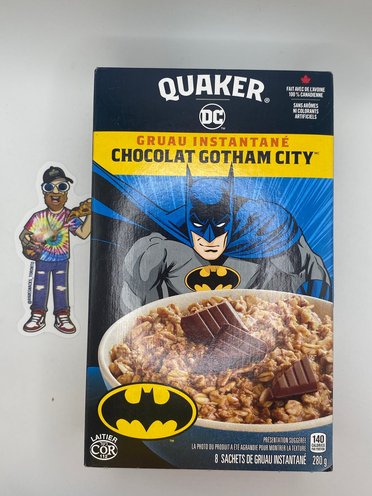 Quaker Chocolate Gotham City Oatmeal