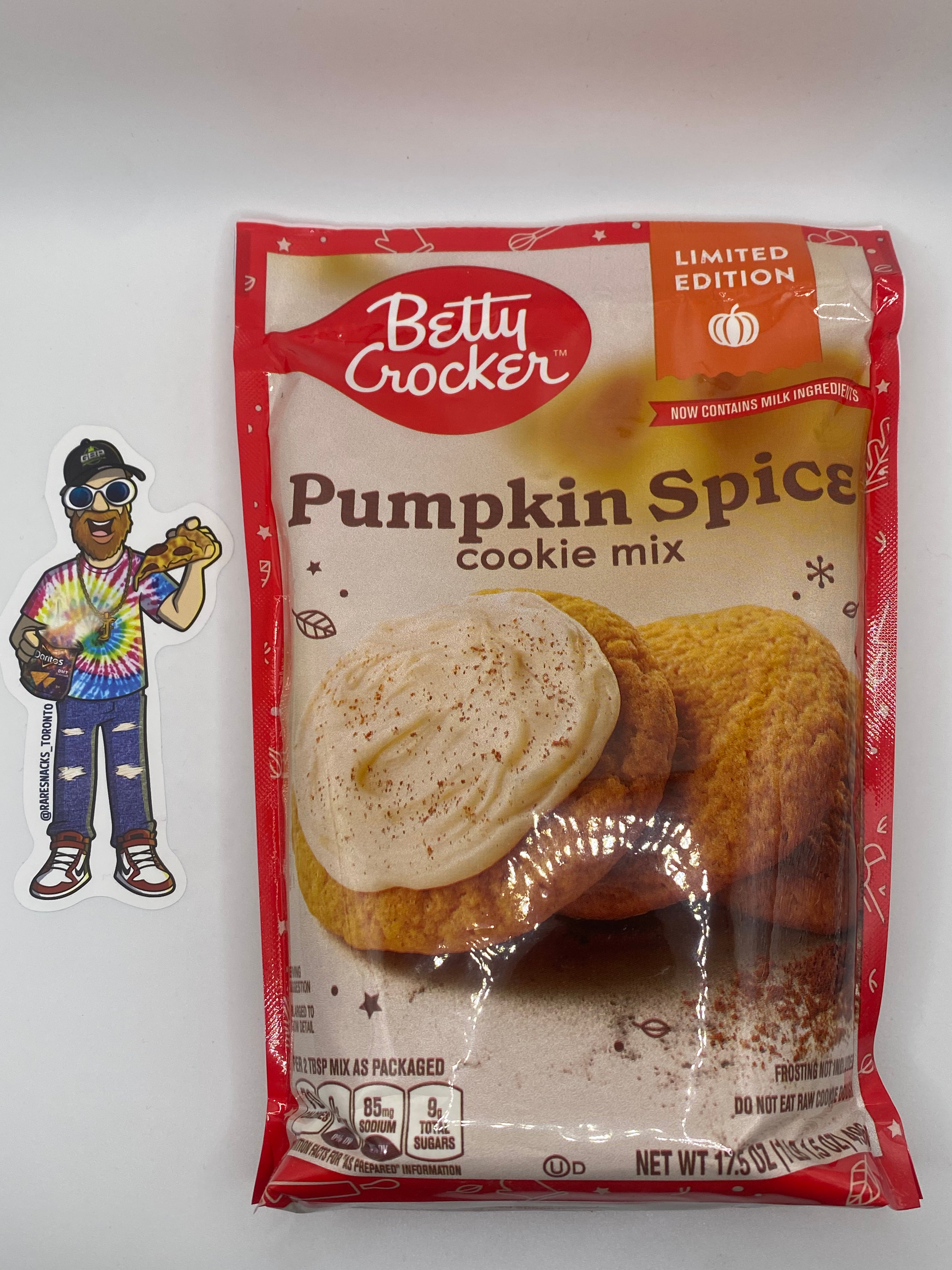 Betty Crocker Pumpkin Spice Cookie Mix 17.5oz – RareSnacksToronto