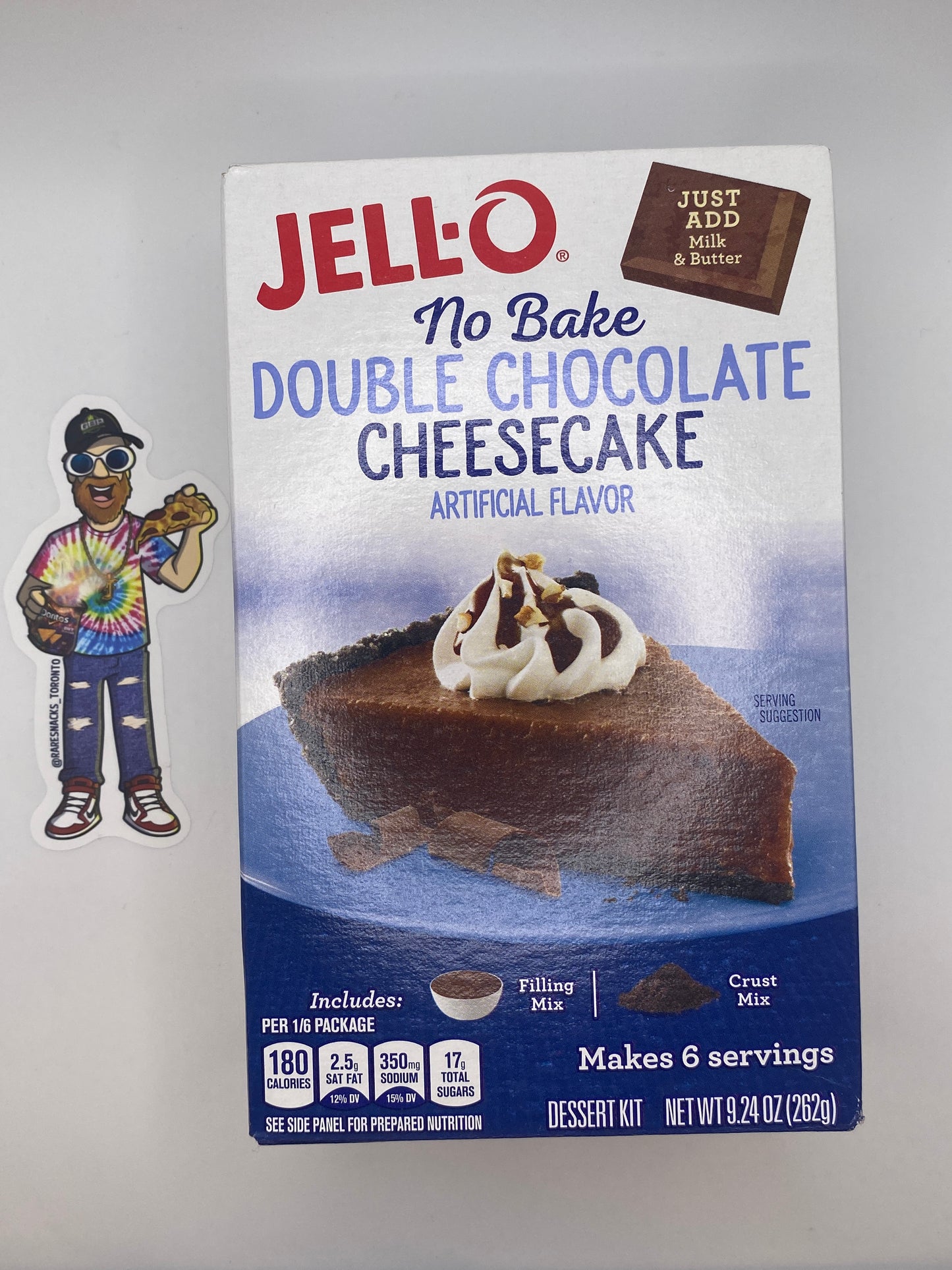Jello No Bake Double Chocolate Cheesecake