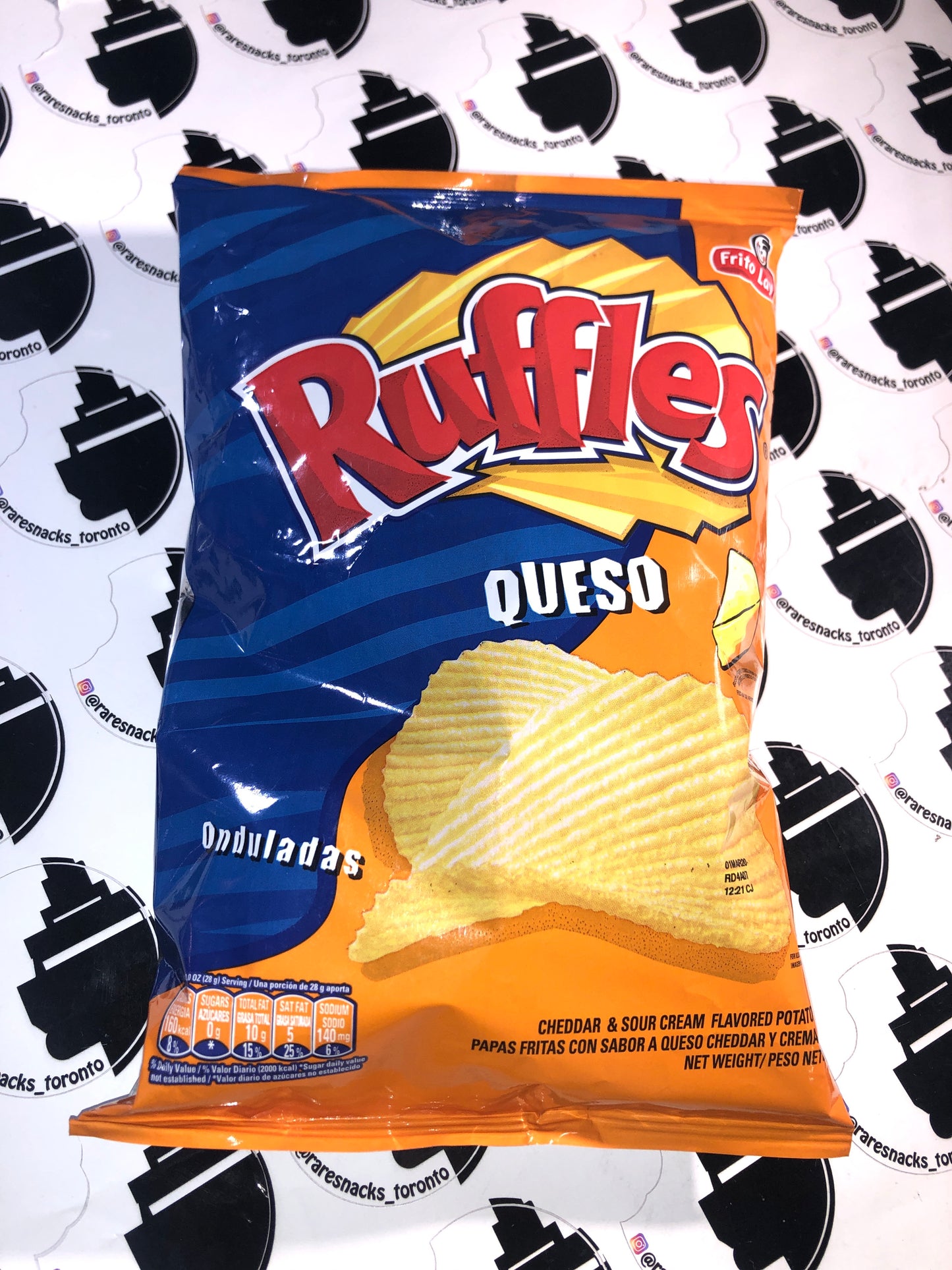 Ruffles Queso 90g Dominican Republic