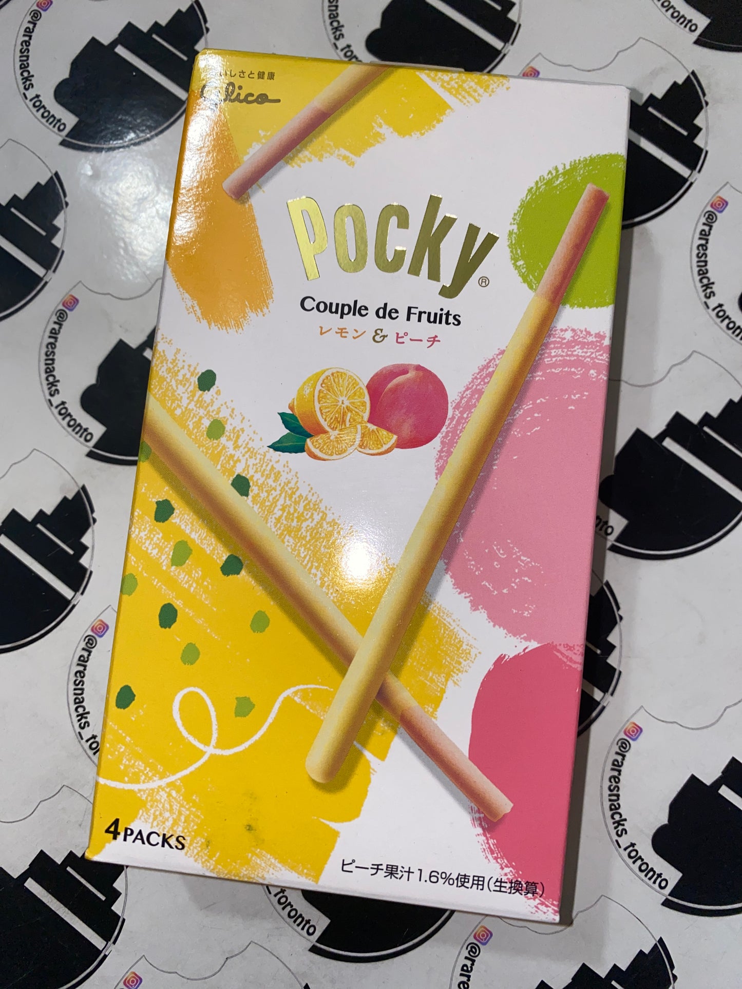 Pocky couple de Fruits Peach Lemon