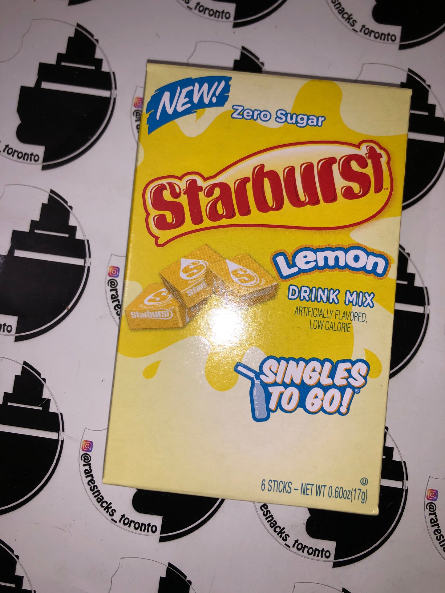 Starburst lemon singles to go