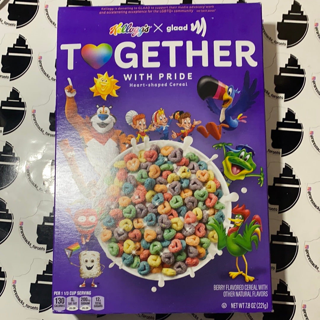 Kellogg’s x Glaad Together with Pride Heart Shaped Cereal 221g