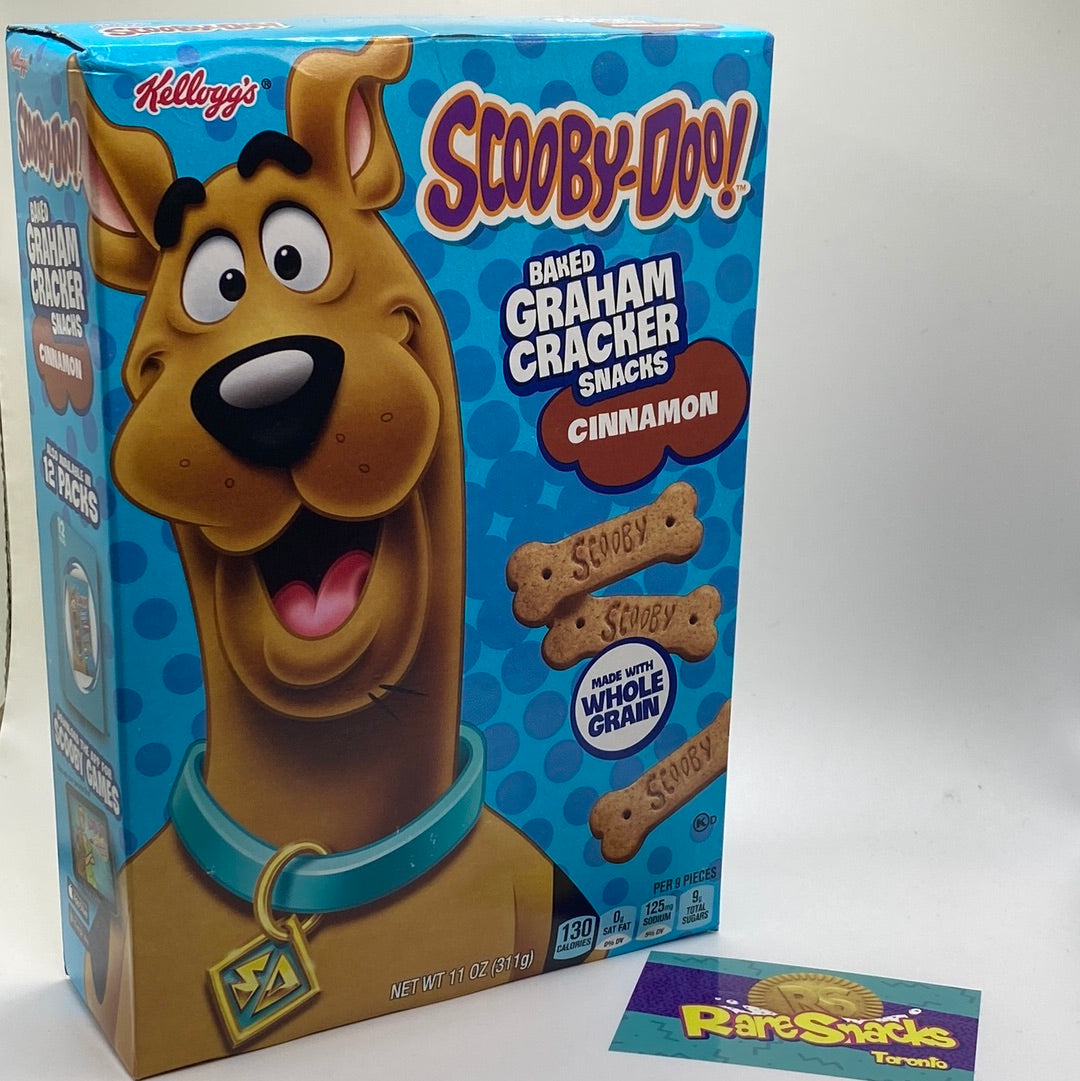 Scooby-Doo Cinnamon Graham Cracker Snacks 11oz – RareSnacksToronto