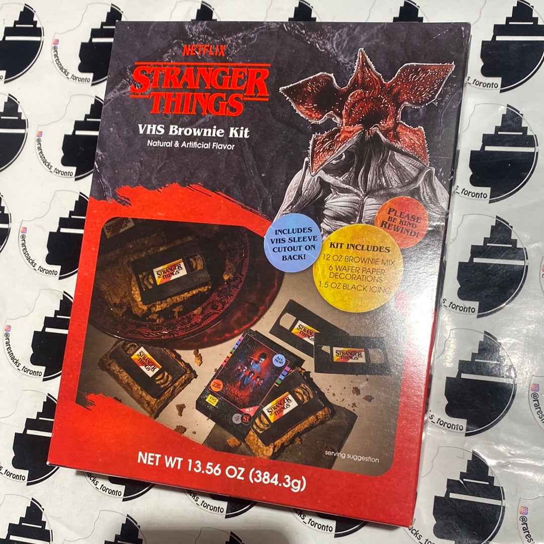 Stranger Things VHS Brownie Kit