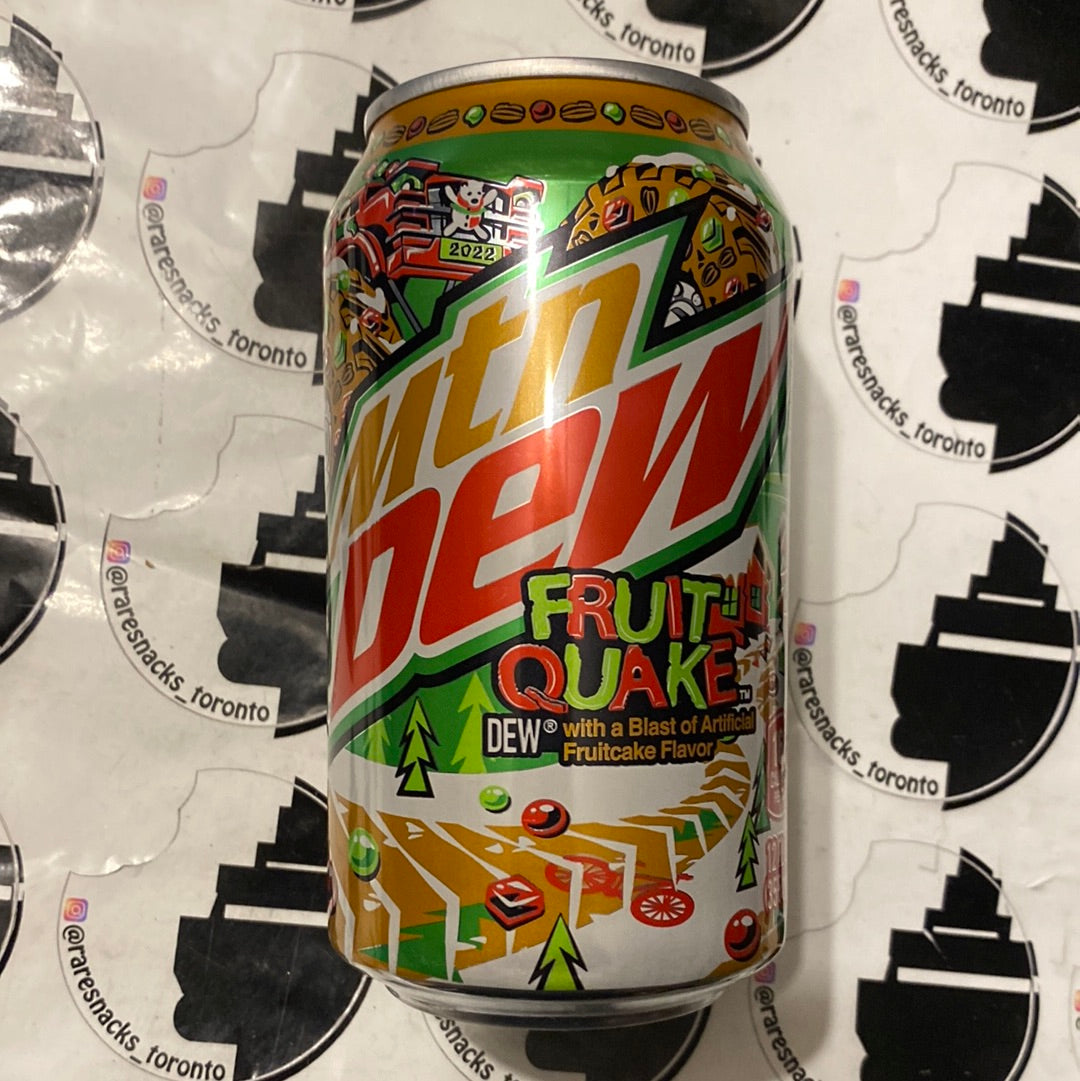 Mountain Dew Holiday Edition 2022 Fruit Quake 355ml