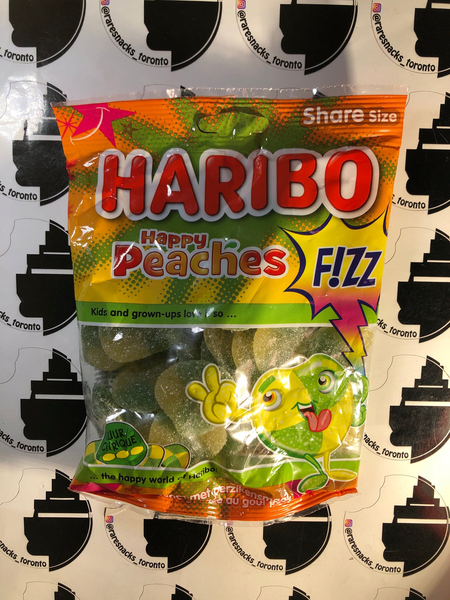 Haribo Happy Peaches Fizz 200g