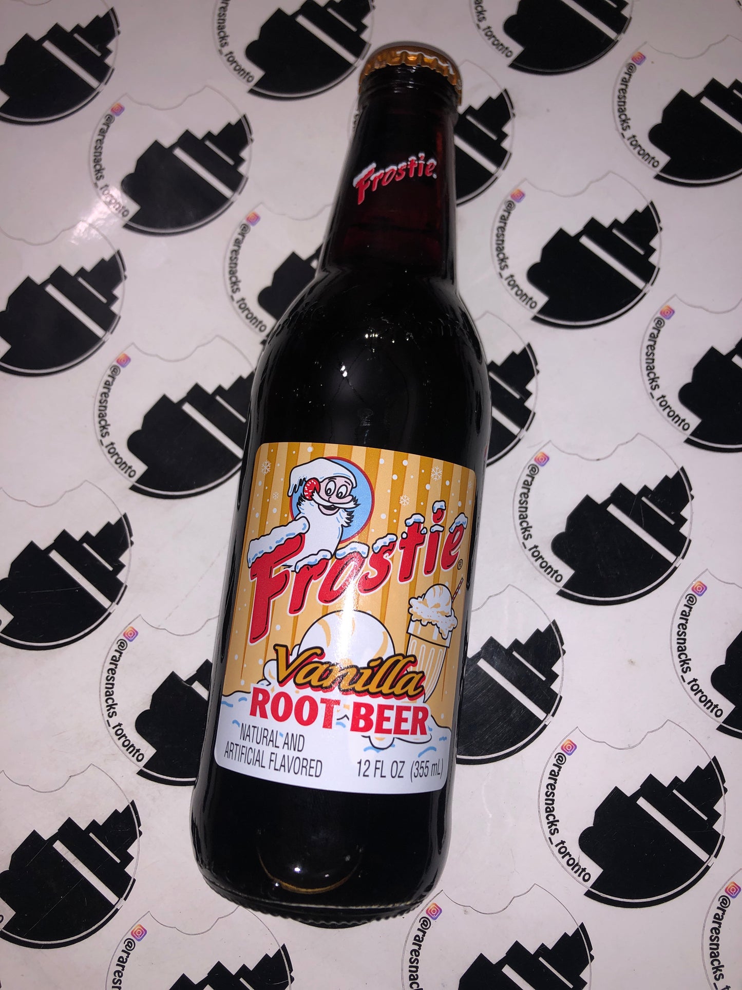 Frostie Vanilla Rootbeer 12oz Glass