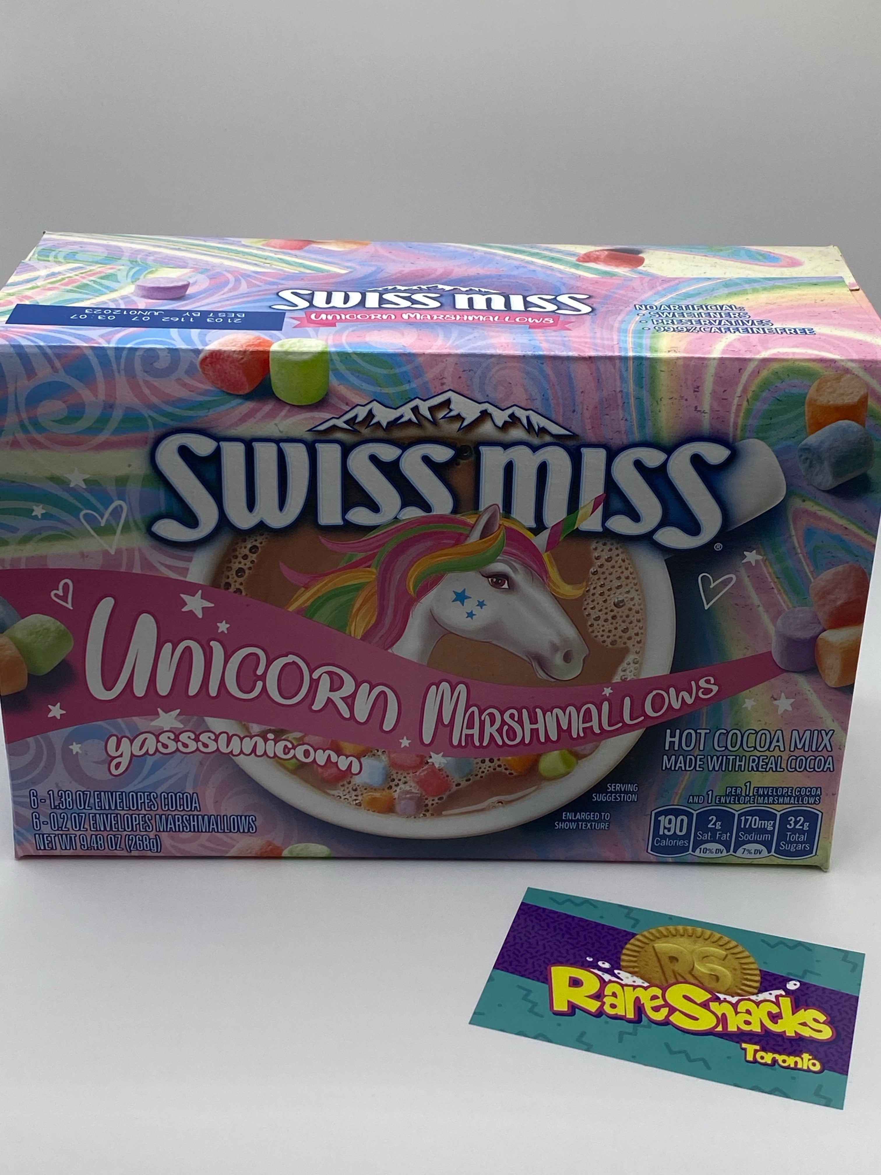 Swiss Miss Unicorn Marshmallows Hot Cocoa 6pk – RareSnacksToronto